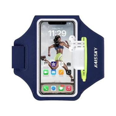 Imagem de Braçadeira Esportiva Unissex Com Tela Sensível Ao Toque HAISSKY, Cinto