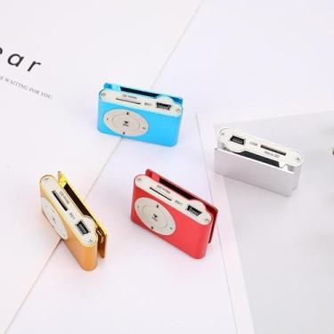 Imagem de aqxreight Mini Reprodutor de MP3 USB 2.0 de 3,5 Mm Com Suporte para Clipe CartãO de Memória Simples Sem ExibiçãO O Toque na Tela Facilita a Operação e Oferece Sensação Confortável à Mão, O Estojo de