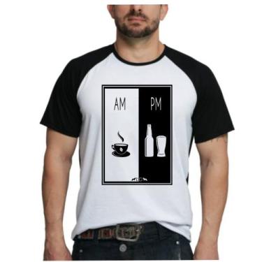 Imagem de Camiseta camisa masculina meme café cerveja barato - Dog's, Branco, M