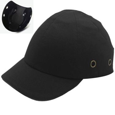 Imagem de Bone Com Capacete Epi Obra Segurança Do Trabalho Casquete Conserto Reparo Construçao Oficina Resistente Proteçao