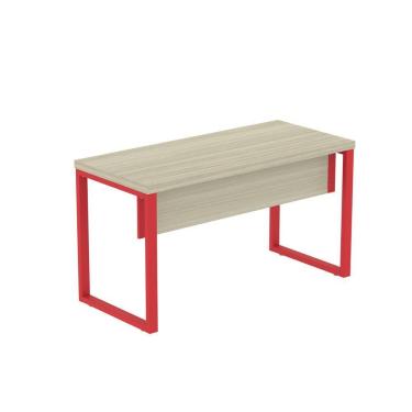 Imagem de Mesa Escritório 1500x700x750mm M150-70pe40tub Castanheira Natural-vermelho