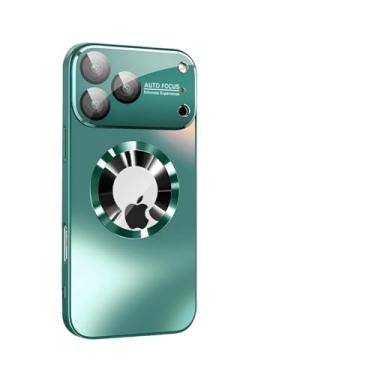 Imagem de Doulings Capa com design da série magnética para iPhone 17 Pro Max, [compatível com MagSafe] [proteção contra queda militar e lente de câmera completa] Janela grande com logotipo vista à prova de