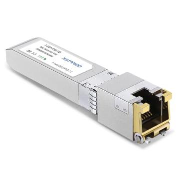 Imagem de Módulo transceptor de rede 10GBASE-T SFP+ RJ45, mini GBIC de cobre de 10 GB com chip Realtek atualizado, compatível com Cisco SFP-10G-T-S, Ubiquiti, interruptor aberto (1)