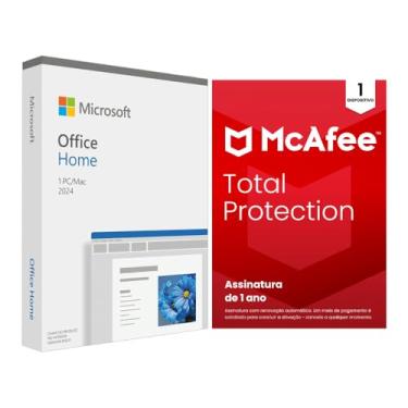 Imagem de Kit Microsoft Office Home 2024 com McAfee Total Protection 1 dispositivo