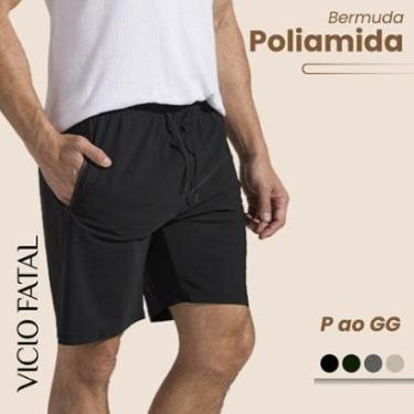 Imagem de Bermuda Masculina Poliamida com Elastano-Masculino