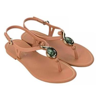 Imagem de Sandalia Feminina Grendha Harmonia 19084 Marrom Make 39/40-Feminino