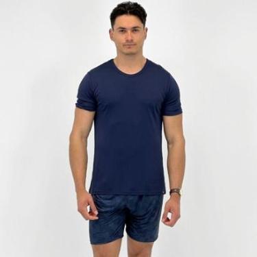 Imagem de Pijama Baunilha Manga Curta com Bermuda Masculino-Masculino