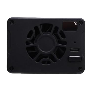 Imagem de Jiawu Ventilador do Dissipador de Calor da Câmera, Controle de Temperatura AI para ZV-E10 R6, Adequado para Cineastas, Velocidade do Ventilador de 4000 Rpm