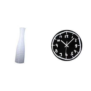 Imagem de Whtkoph Abajur Minimalista de Papel para Luminária de Chão E Protetor de Acrílico para Relógio de Parede, Ideal para Quartos de Hotel Modernos E Salas de Esta