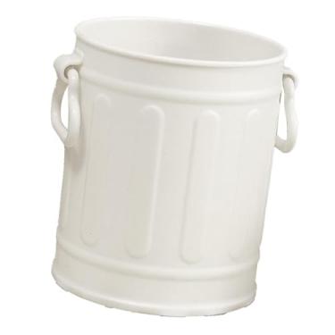 Imagem de Cryfokt Recipiente de Lápis de Armazenamento Conveniente, Suporte de Caneta Bonito de Grande Capacidade para Material de Escritório Escolar, Portátil e Prático (Branco)