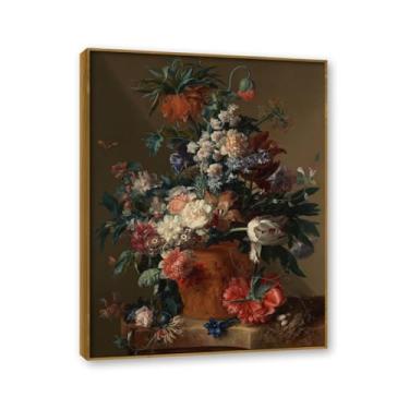 Imagem de NHLDZYH Moldura de madeira de teca. Especiarias de imagem de cozinha moderna, impressão de arte, imagens para cozinha, decoração de parede de cozinha moderna. B78. 80 x 105 cm