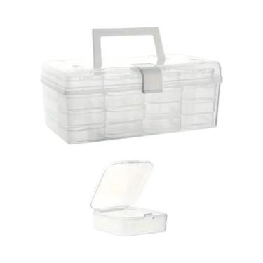 Imagem de Caixa De Armazenamento Plástica Multifuncional, Organizador DIY Para A
