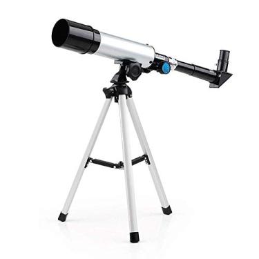 Imagem de Telescópio Astronomical Refraction Hd 3X Extender Lente óptica de vidro totalmente revestido, tripé portátil, armazenamento de viagem ao ar livre para iniciantes, adultos e crianças, TS