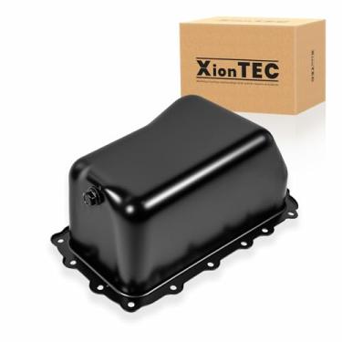 Imagem de XIONTEC Cárter de óleo do motor com plugue de drenagem compatível com Jeep Wrangler X/Sahara/Rubicon 2007 2008 2009 2010 2011, V6 3,8L gasolina, substituição # 264-468 4666153AC