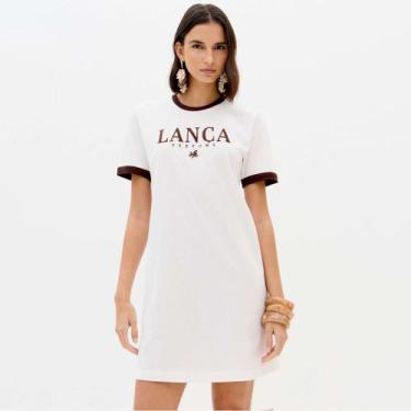 Imagem de Vestido Curto Lança Perfume Bordado Ve26 Off White Feminino, M