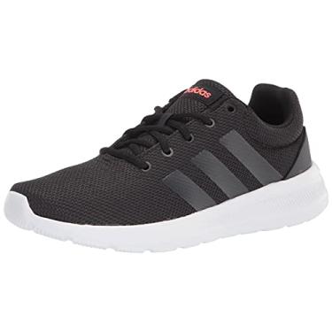 Imagem de adidas Lite Racer CLN 2.0 Tênis de corrida masculino, Preto/Carbono/Vermelho Solar, 40