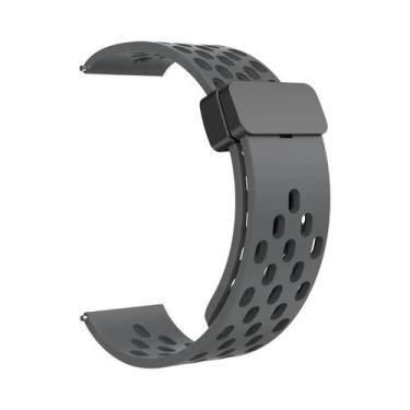 Imagem de Pulseira De Silicone Com Fecho Magnético De 22mm Para Zeblaze Btalk 3 