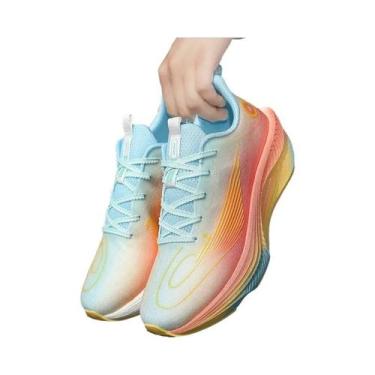 Imagem de Tênis De Corrida Casuais Ultra-leves Com Placa De Carbono E Malha Resp