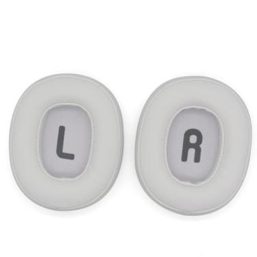 Imagem de Sanpyl Almofadas de Substituição para Fones de Ouvido 700BT 710BT 720BT 750BTNC 760NC 770NC, Capa de Almofadas de Couro Proteico, Uso Confortável (Branco)