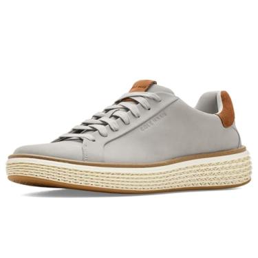 Imagem de Cole Haan Grandpro Court Skyweave Tênis masculino, Paloma Nubuck/British Tan/Marfim, 38