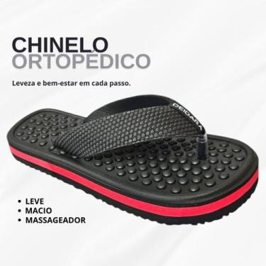 Imagem de Chinelo Ortopédico para Esporão E Fascite Plantar Original - Deidara, 