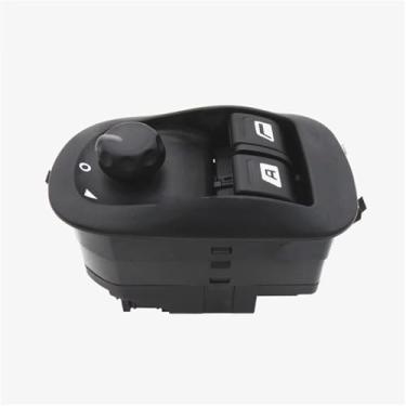 Imagem de Interruptor do espelho retrovisor para Peugeot 206 Sedan Hatchback SW, modelos 6554.WA, 6554.WH e 6554.58. Interruptor do vidro elétrico e controle do espelho retrovisor.