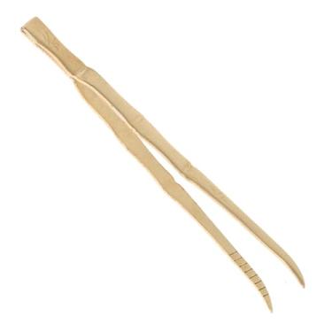 Imagem de COOLHIYA Pinça de incenso alongada com cabo de latão, grampo de carvão multiuso para queimadores de incenso, ferramenta ergonômica e leve para manuseio seguro e estável de madeira e itens