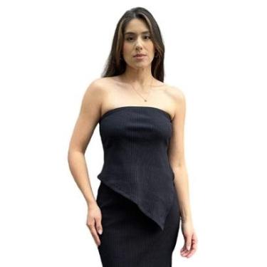 Imagem de Blusa Feminina Tomara Que Caia Canelada Colcci-Feminino