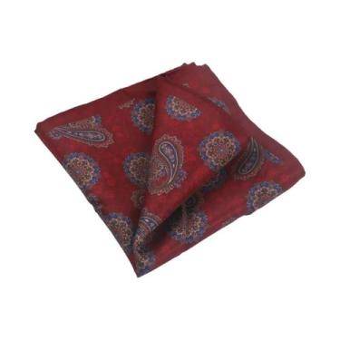 Imagem de Lenço De Bolso Masculino Estilo Retrô Britânico Para Terno, Decoração 