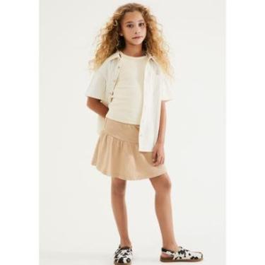 Imagem de Shorts Saia Infantil Curto Com Babados-Feminino