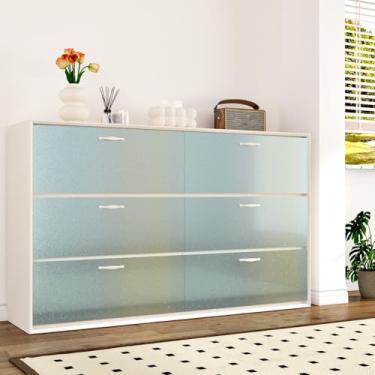 Imagem de Yullpaper Papel de contato azul bege brilhante descasque e cole papel de parede bege brilhante iridescente para banheiro cozinha papel de parede brilhante azul brilhante com glitter papel de contato