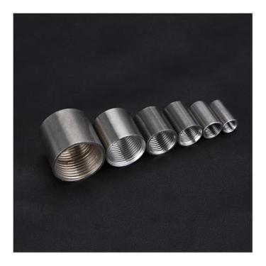 Imagem de 1/20.3 cm 1/10.2 cm 3/20.3 cm 1/5.1 cm 3/10.2 cm 2.5 cm conector de acoplamento fêmea redondo 304 aço inoxidável encaixe de tubulação água gás óleo (304,3/20.3 cm)