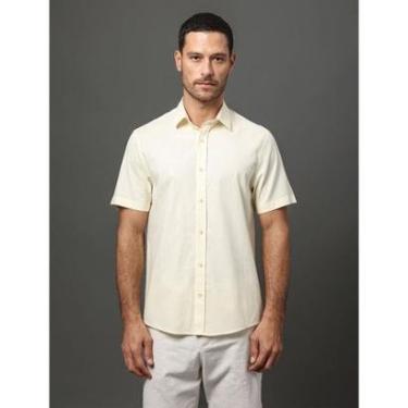 Imagem de Camisa Masculina Linen Cotton Calvin Klein Jeans-Masculino