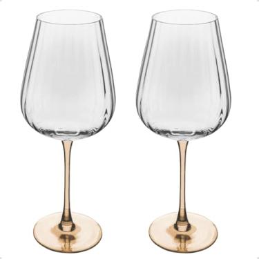 Imagem de Taças de Vidro para Vinho Tinto Transparente 560ml 2un