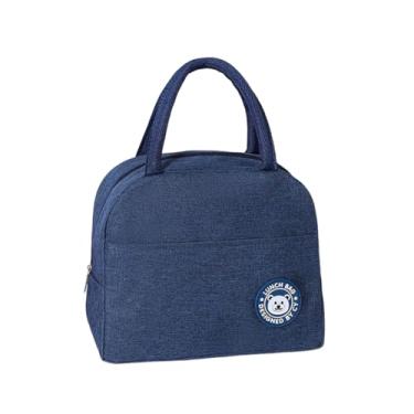 Imagem de Bolsa de Almoço Isolada Térmica Portátil com Zíper Bento Estampa Desenho Animado