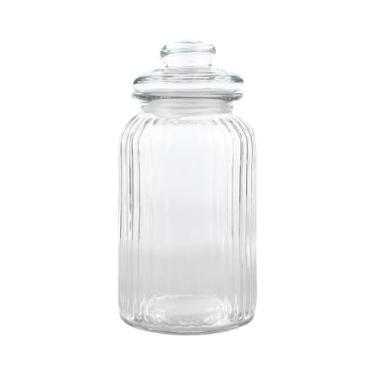 Imagem de HUB.ME - Pote Hermético de Vidro com Capacidade de 1,35 Litro, Cromus.