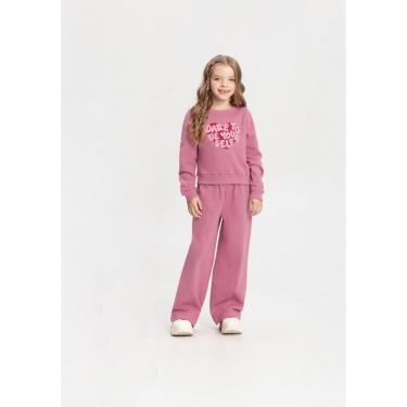 Imagem de Conjunto Menina Moletom Calça Wide Leg Alakazoo Ref. 65698-Feminino