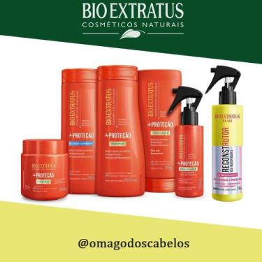 Imagem de Kit Bio Extratus +Proteção Completo + Reconstrutor Be.Use 250ml