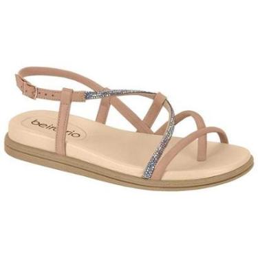 Imagem de Sandália Feminina Flatform Aurora Boreal Nude Beira Rio 8513.106-Feminino
