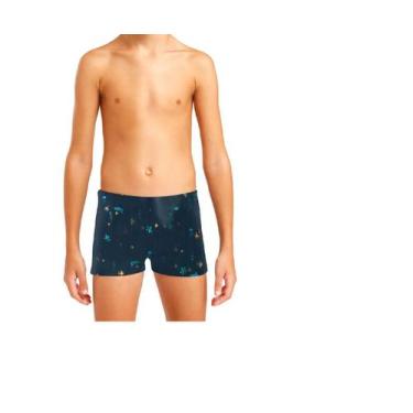 Imagem de Sunga Boxer Infantil Mash Liso/Estampada, Azul, Color, M