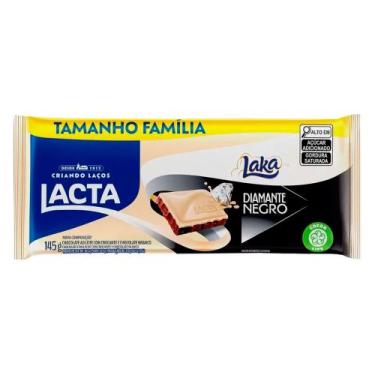 Imagem de Chocolate Lacta 145g Diamante Negro/Laka