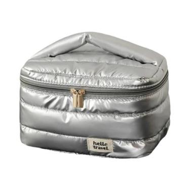 Imagem de Bolsa De Maquiagem Impermeável Grande Capacidade Luxuosa Organizadora 