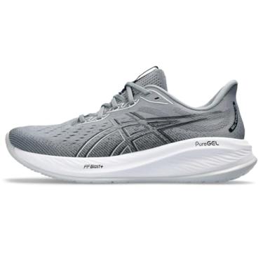 Imagem de ASICS Tênis de corrida masculino Gel-Cumulus 26, Folha de pedra/concreto, 46