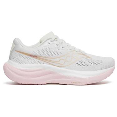 Imagem de Saucony Tênis masculino Ride 19, Branco/Seda, 40