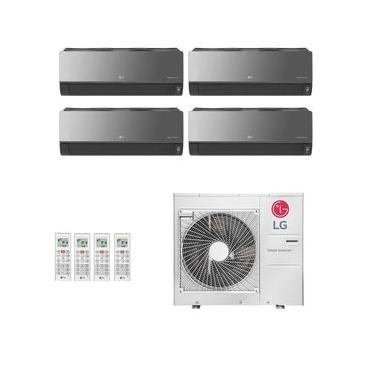 Imagem de Ar-Condicionado Multi Split Inverter LG 30.000 (3x Evap HW Artcool 9.000 + 1x Evap HW Artcool 18.000) Quente/Frio 220V