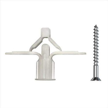 Imagem de Sfor | Bucha Fly 2 | 50 Peças | Bucha para Placa de Gesso, Drywall, Forro e Teto de Gesso