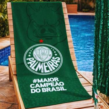 Imagem de Toalha Times Brasileiros Praia Piscina Banho 140x70 100 Algodão - Lepp