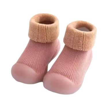Imagem de Sapatos De Inverno Para Bebês Recém-Nascidos, Meias Quentes E Confortá