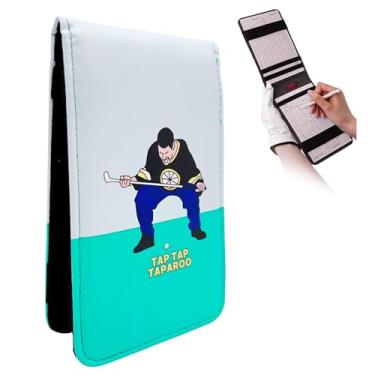 Imagem de Artpreti Suporte para cartão de pontuação de golfe e capa de livro de jarda - Livro de pontuação de golfe engraçado, acessórios de golfe para golfistas - Tap Tap Taparoo