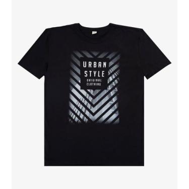 Imagem de Kit Camiseta Adulto Masculino Meia Malha Rovitex Preto, GG, Preto